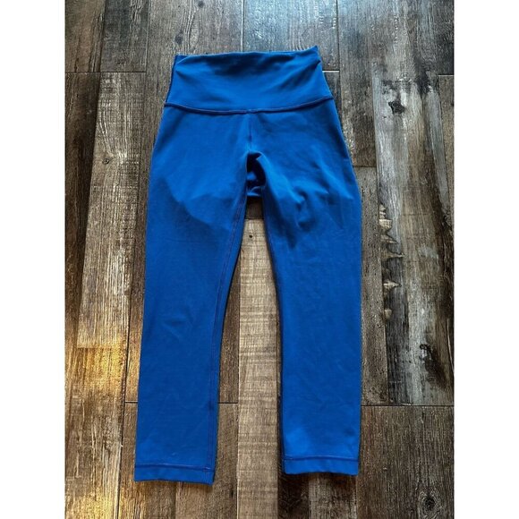 Lululemon Wunder Train High-Rise Crop 21" Regatta Blue Size 4 - Picture 3 of 7